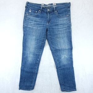 AG Adriano Goldschmied Womens Jeans Stilt Cigarette Crop Size 29R (Actual 30x24)